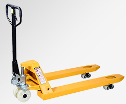 手動(dòng)液壓搬運(yùn)車貨叉升降操作